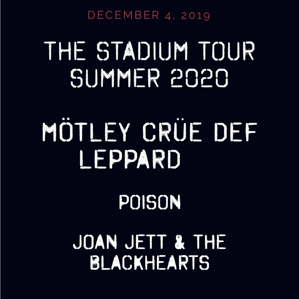 Motley Crue The Stadium Tour 2020. Size 3XL. - Picture 9 of 9